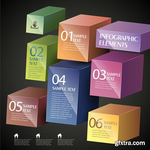 Infographics Elements #20 - 25 EPS