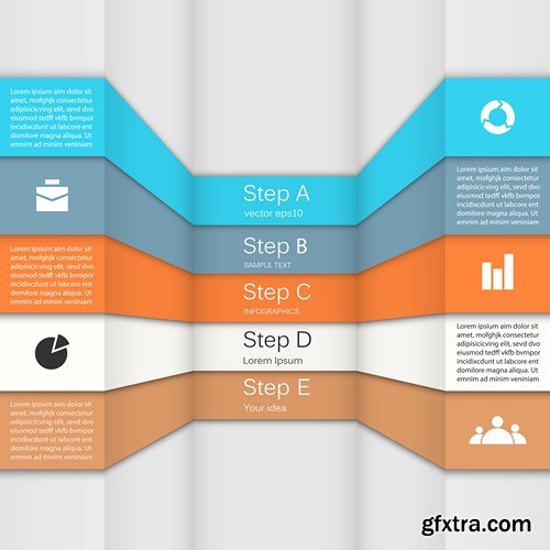 Infographics Elements #21 - 25 EPS