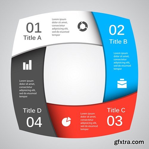 Infographics Elements #21 - 25 EPS