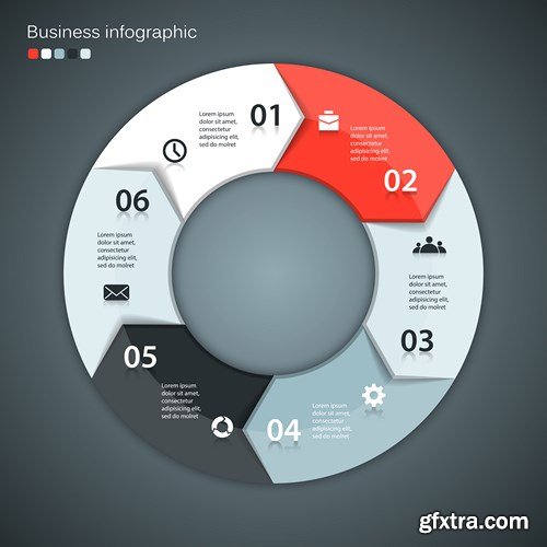 Infographics Elements #21 - 25 EPS