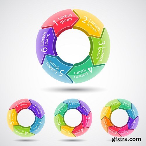 Infographics Elements #21 - 25 EPS