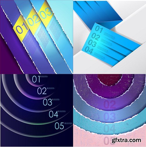 Infographics Elements #21 - 25 EPS