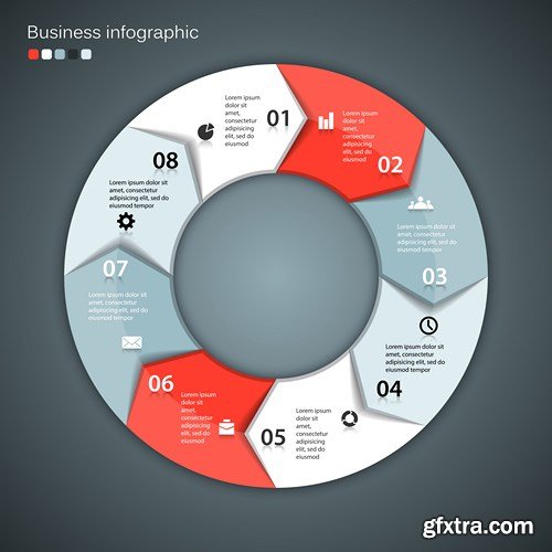 Infographics Elements #21 - 25 EPS
