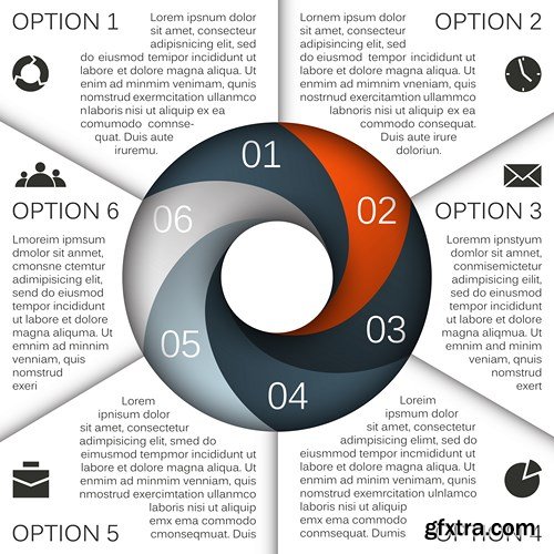 Infographics Elements #21 - 25 EPS