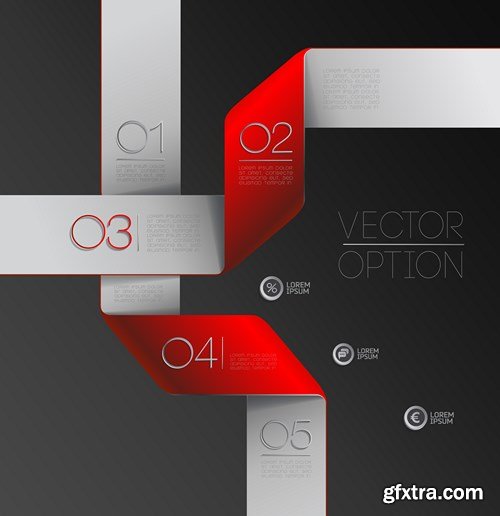 Infographics Elements #21 - 25 EPS