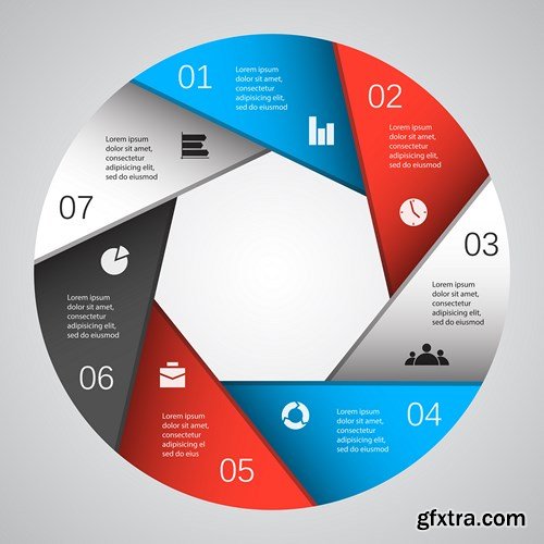 Infographics Elements #21 - 25 EPS