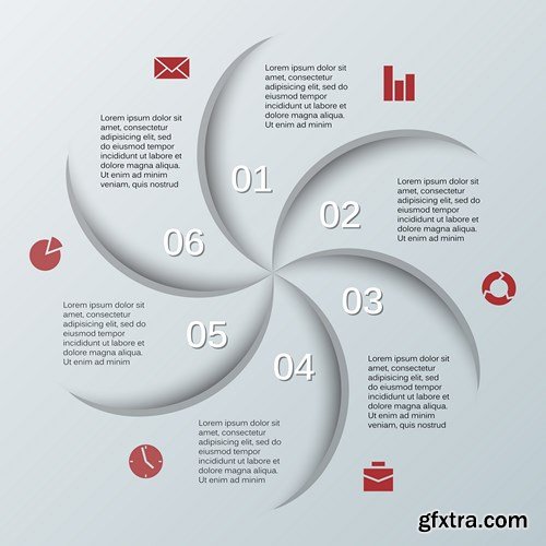 Infographics Elements #21 - 25 EPS
