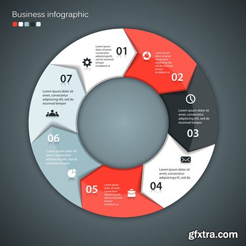 Infographics Elements #21 - 25 EPS
