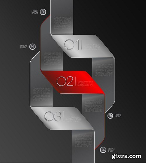 Infographics Elements #21 - 25 EPS