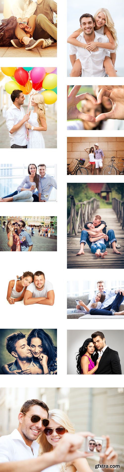 Happy young couple, 25 JPGs