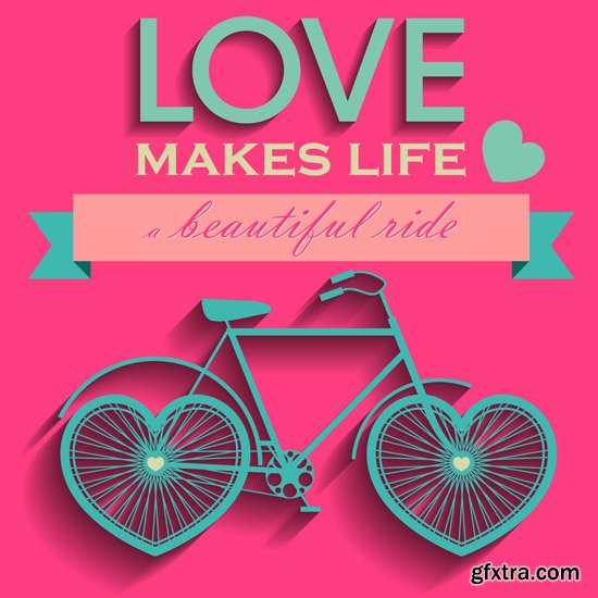 Attractive valentine cards to be a romantic lover Beautiful Happy Valentine's Day Cards 20xEPS » GFxtra