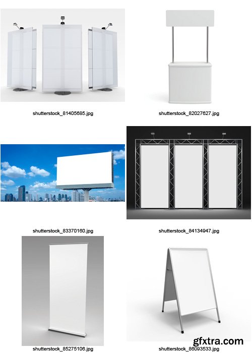 Outdoor AD Billboards & Stands 50xJPG