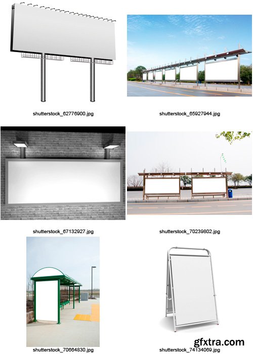 Outdoor AD Billboards & Stands 50xJPG