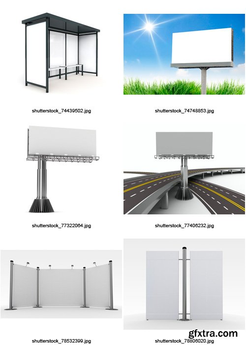Outdoor AD Billboards & Stands 50xJPG