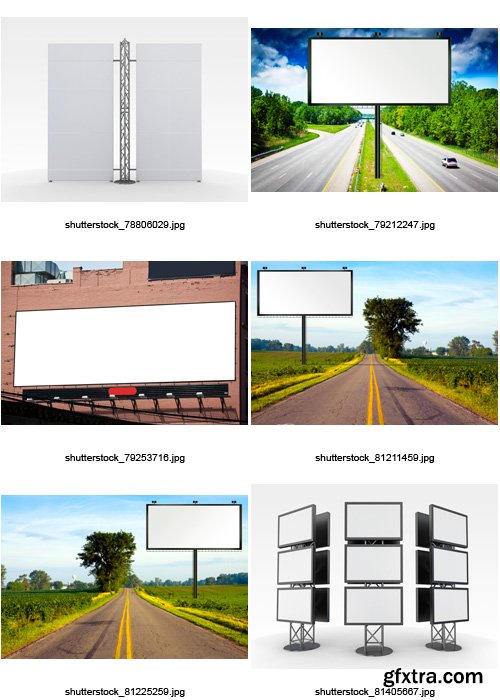 Outdoor AD Billboards & Stands 50xJPG