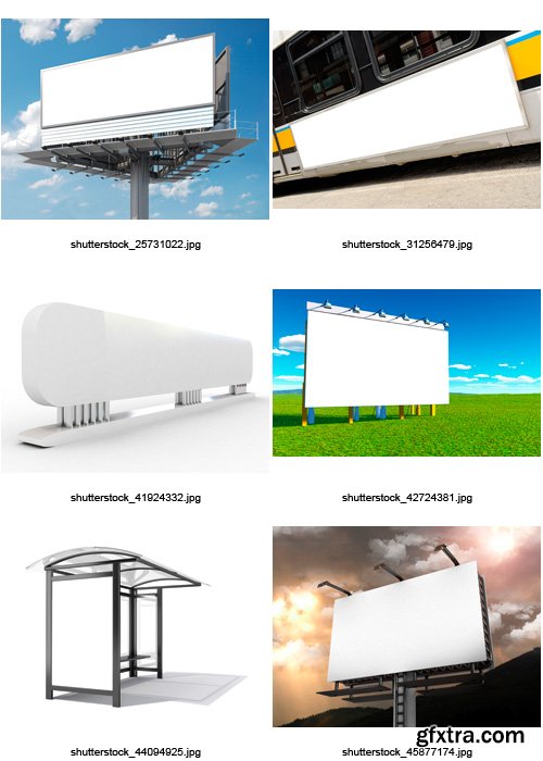 Outdoor AD Billboards & Stands 50xJPG
