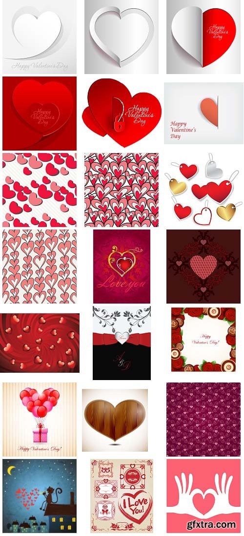 Happy Valentine's Day! 500xEPS Mass Content!