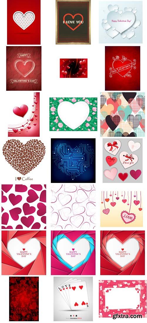 Happy Valentine's Day! 500xEPS Mass Content!