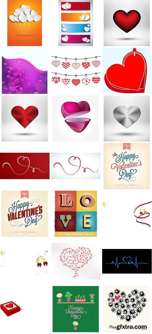 Happy Valentine's Day! 500xEPS Mass Content!