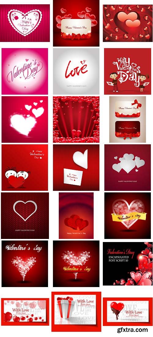 Happy Valentine's Day! 500xEPS Mass Content!