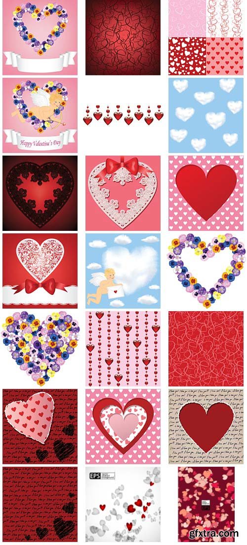 Happy Valentine's Day! 500xEPS Mass Content!