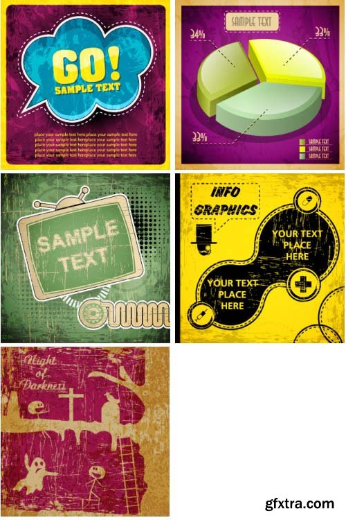 Retro Backgrounds 150xEPS
