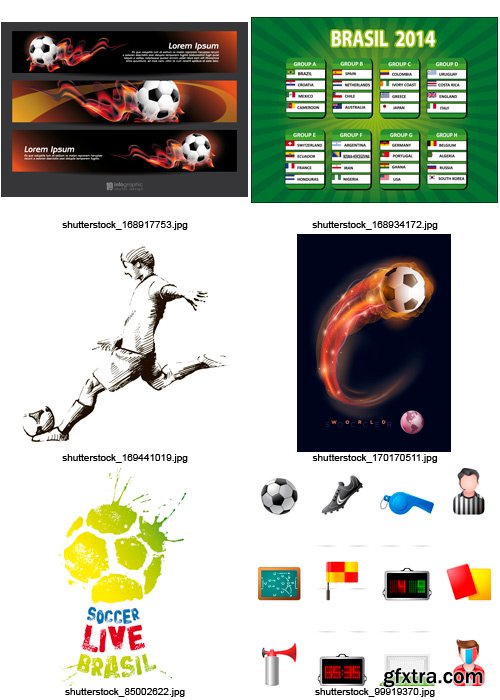 Amazing SS - Soccer &amp; Football 4, 25xEPS