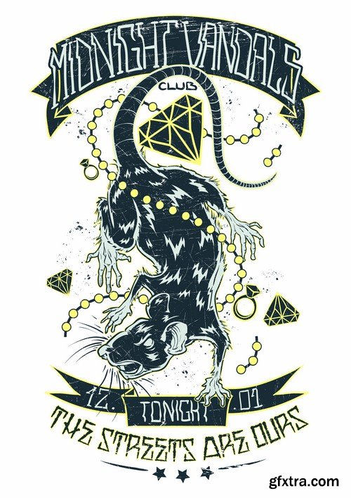 T-Shirt Design #14, 25xEPS