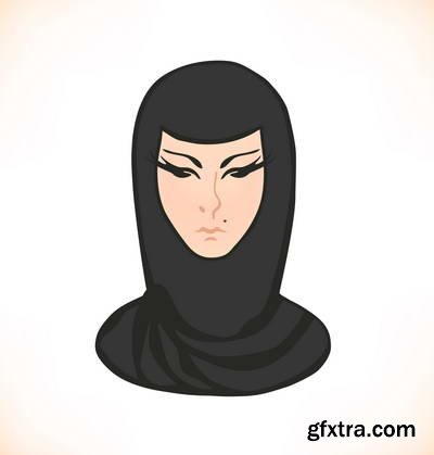 Real Hijab 52xJPG, 7xEPS