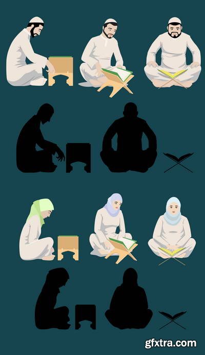 Real Hijab 52xJPG, 7xEPS