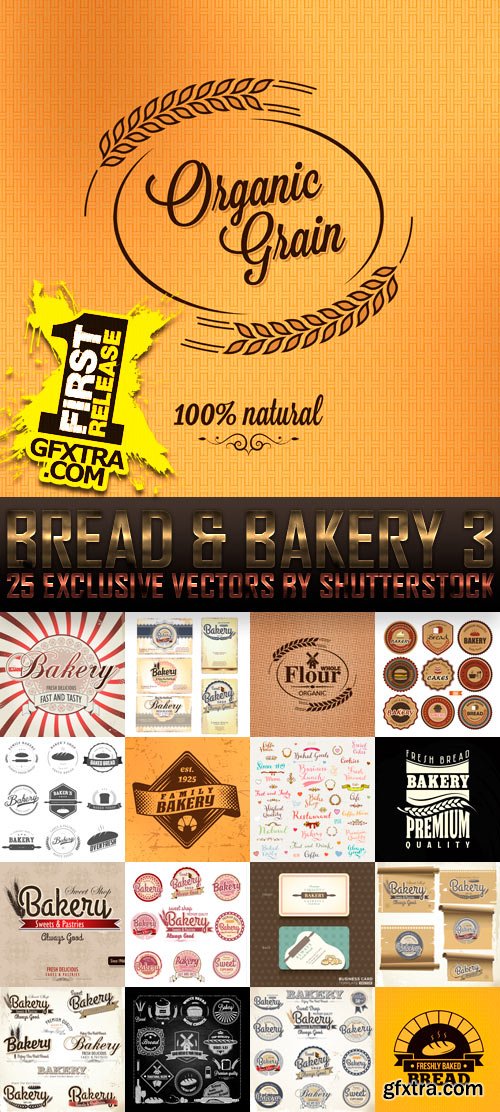 Amazing SS - Bread &amp; Bakery 3, 25xEPS