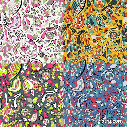 Stock Vector - Colorful Seamless Pattern