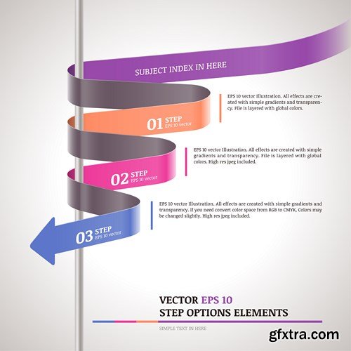 Collection of infographics vol.63, 25xEPS