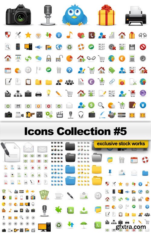 Icons Collection #5 - 25 EPS, AI Icons Collection #5 - 25 EPS, AI