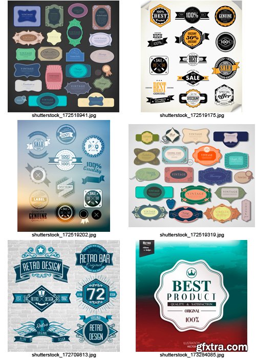 Amazing SS - Badges & Stickers 6, 25xEPS