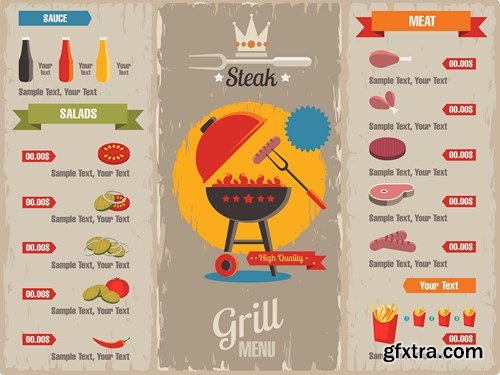 Stock Vector - Hamburger Menu Stock Vector - Hamburger Menu