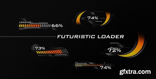 Futuristic Loading Screen - Project for After Effects (Videohive)