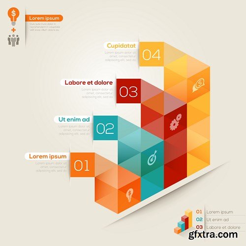 Collection of infographics vol.65, 25xEPS