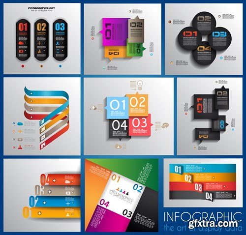 Collection of infographics vol.65, 25xEPS