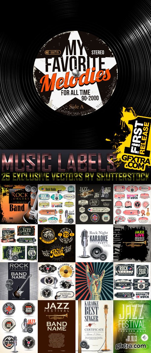 Amazing SS - Music Labels, 25xEPS