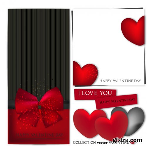 Heart Valentine & Cupids 25xEPS
