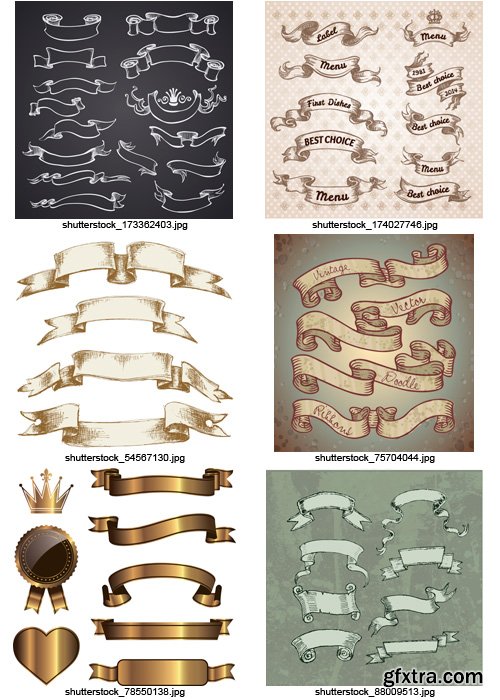 Amazing SS - Vintage Ribbons, 25xEPS