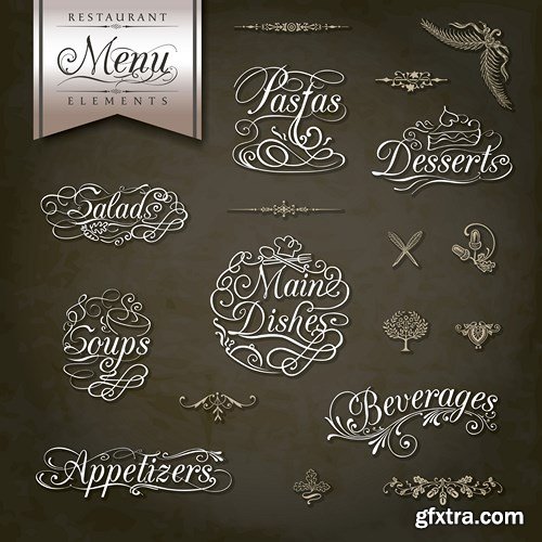 Restaurant Menu Collection, 25xEPS Restaurant Menu Collection, 25xEPS