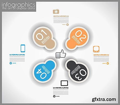 Design templates for enterprises, infographics 10 - VectorStock