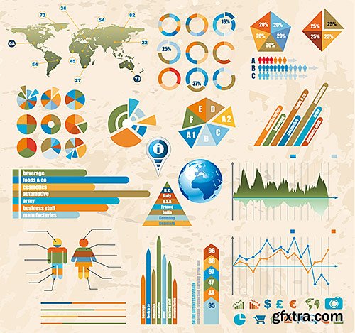 Design templates for enterprises, infographics 11 - VectorStock