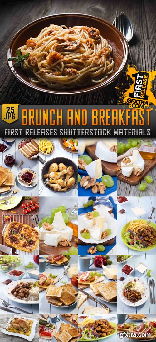 Stock Photo - Brunch and Breakfast 25xJPG