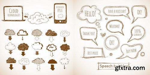 Vintage Style Objects 25xEPS