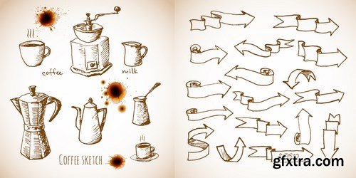 Vintage Style Objects 25xEPS