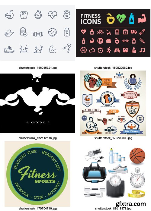 Amazing SS - Gym &amp; Fitness 2, 25xEPS