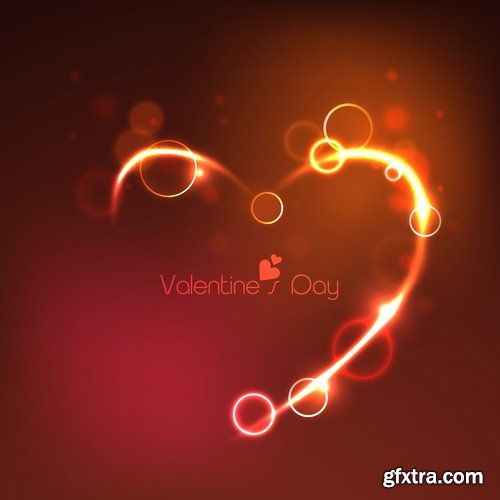 Amazing SS - Valentines day background, 25xEPS
